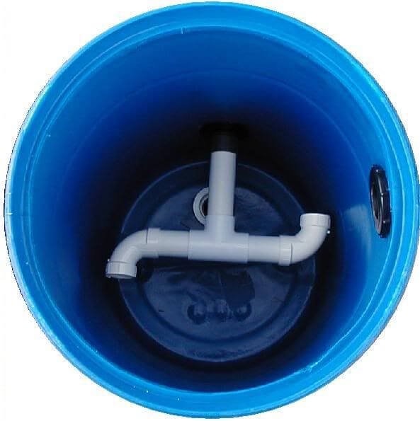 aquaponics swirl filter example